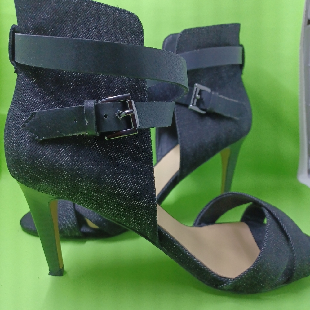 Joe’s Pump Blue Jean Womens Shoes Sz 7 Ankle Strap
